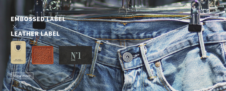 Elevate your denim with our embossed and leather labels. Perfect for premium branding! 